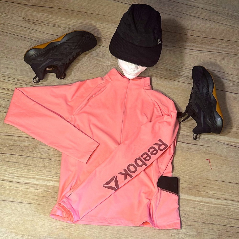 3 Piece LOT | Reebok Top. Reebok Shoes. Reebok Hat. Super Cute and Fun. Size - Picture 3 of 14